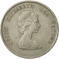 Monnaie, Etats Des Caraibes Orientales, Elizabeth II, 25 Cents, 1989, TTB - Territoires Britanniques Des Caraïbes