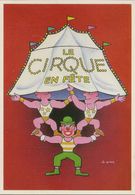 CPM Le Cirque En Fête, Maquette De L'affiche De L'exposition - Kouper