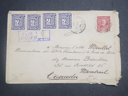 CANADA - Taxes De Montréal Sur Enveloppe De Levis En 1935 - L 15037 - Cartas