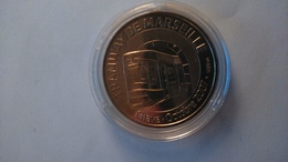 13 MARSEILLE TRAMWAY CHAVE MÉDAILLE MONNAIE DE PARIS 2008 DANS SA CAPSULE - 2007