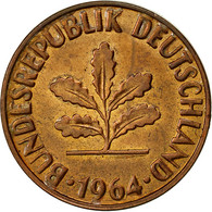 Monnaie, République Fédérale Allemande, 2 Pfennig, 1964, Karlsruhe, TTB - 2 Pfennig