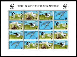 TRISTAN DA CUNHA 1999 WWF Endangered Species/Wandering Albatross: Sheet Of 16 Stamps UM/MNH - Tristan Da Cunha