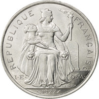 French Polynesia, 5 Francs, 1977, Paris, SUP, Aluminium, KM:12 - Polynésie Française