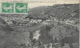 Le Cheylard (Ardèche) - Vue Générale Et Quartier De Saunier - Edition C. Artige - Le Cheylard