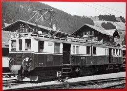 CP Train - Automoteur FZe 4/4 2001 à Zweisimmen En 1966 - N° 3.4 - Zweisimmen