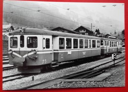 CP Train - Composition Navette à Zweisimmen En 1975 - Photo JL Rochaix - N° 4.8 - Zweisimmen