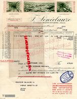 AFRIQUE-ALGERIE- SAINT EUGENE- ORAN-RARE FACTURE F. SENECLAUSE-1933  VUE DOMAINE -COULOIR DES CUVES VITICULTEUR - Other