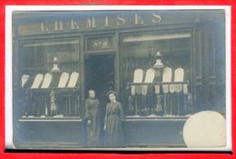 A IDENTIFIER - CARTE PHOTO -- Magasin - Chemises - Magasins