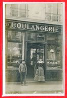 A IDENTIFIER - CARTE PHOTO -- Magasin - Boulangerie - état - Negozi
