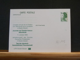 76/992     CP FRANCE  1985 PIQUAGE PRIVE - AK Mit Aufdruck (vor 1995)