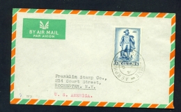 IRELAND  -  1954  Airmail Cover To The USA - Luchtpost