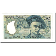 France, 50 Francs, 50 F 1976-1992 ''Quentin De La Tour'', 1987, SPL - 50 F 1976-1992 ''quentin De La Tour''