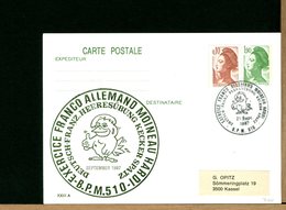 DEUTSCHE - INGOLSTADT DONAU - MOINEAU HARDI - KOHL - MITTERAND - Conseil De Défense Franco-allemand - Cartes Postales Privées - Neuves