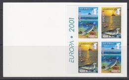 Europa Cept 2001 Azerbaijan  Booklet With 2x2v   ** Mnh (37970) - 2001