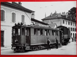 CP Train - Carouge, Transport Sur Truck - Photo W. Boegli - N° 6 CGTE - GE Genève