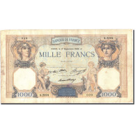 France, 1000 Francs, 1 000 F 1927-1940 ''Cérès Et Mercure'', 1936, 1936-09-17 - 1 000 F 1927-1940 ''Cérès E Mercure''