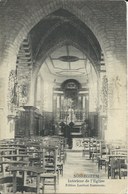 Nossegem.   -   Intérieur De L'Eglise  -   1909  RELAIS - Stempel  Naar   Cureghem - Zaventem