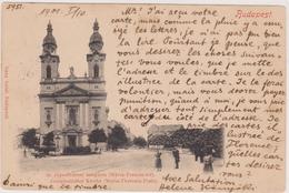 Cpa,budapest 1901,jozsefvarosi Templom ,maria Terezia Tér,josephstadter Kirche ,maria Theresia Platz,rare - Ungarn