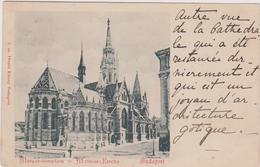 Cpa,budapest 1901,matyas-templon,mathi As Kirche,church,église,edit Ion Divald Karoly ,timbre Rare,marcophilie - Hungría