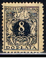 POL 251 // Y&T TAXE 41 // 1921 - Postage Due