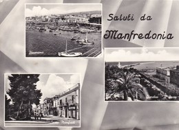 Saluti Da MANFREDONIA.......................tre Vedute. - Manfredonia