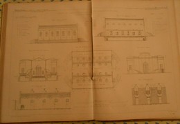 Plan D'une Fabrique De Graisses Pour Voitures Et Huiles Minérales à Ivry Dans La Seine.1866 - Public Works