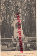 53-  CHATEAU GONTIER- MONUMENTS AUX MORTS - 19 NOVEMBRE 1922 - Chateau Gontier