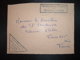 DEVANT L. OBL.MEC.13-1 1961 POSTE AUX ARMEES AFN + EXP: Commandant Secteur Postal 88.289? AFN - Algerienkrieg