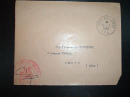 DEVANT L. OBL.16-5 1960 POSTE AUX ARMEES AFN + EXP. INTENDANCE MILITAIRE - Guerra D'Algeria