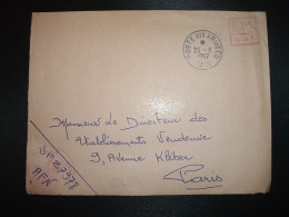 DEVANT L. OBL.23-9 1957 POSTE AUX ARMEES AFN + EXP. SP 87978 AFN + MAGASIN ATELIER - Guerra De Argelia