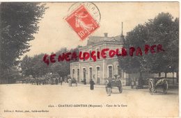 53-  CHATEAU GONTIER- COUR DE LA GARE - Chateau Gontier