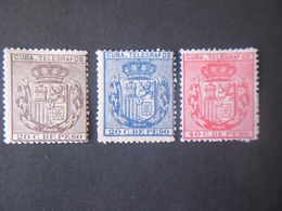 CUBA Colonias Españolas 1875 TELEGRAFOS MHL - Cuba (1874-1898)