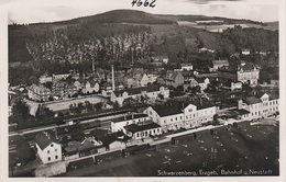 AK Schwarzenberg Neustadt Bahnhof Gare Eisenbahn Zug Aue Lauter Neuwelt Erla Breitenbrunn Raschau Markersbach Erzgebirge - Schwarzenberg (Erzgeb.)