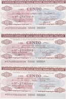 L INSTITUTO CENTRALE DELLE BANCHE POPOLARI ITALIANE 100 LIRE -TRE DATE DIVERSE-UNC-FDS - [10] Chèques