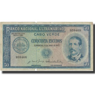 Billet, Cape Verde, 50 Escudos, 1972, 1972-04-04, KM:53a, TB - Cabo Verde