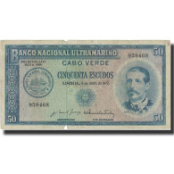 Billet, Cape Verde, 50 Escudos, 1972, 1972-04-04, KM:53a, TB - Capo Verde