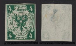 LUEBECK - 1859 -  4 S Verde - See Photos - Luebeck