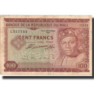 Billet, Mali, 100 Francs, 1960, 22.9.1960, KM:7a, TTB - Mali