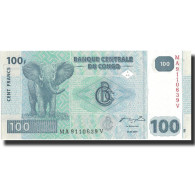 Billet, Congo Democratic Republic, 100 Francs, 2007, 31.07.2007, KM:98a, SPL+ - República Democrática Del Congo & Zaire