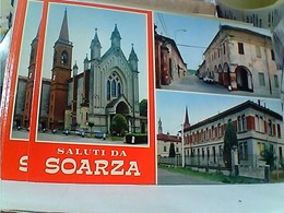 SOARZA , VILLANOVA SULL' ARDA ,VEDUTE  SCUOLE CHIESA PAESE  Piacenza N1970 GQ48 - Piacenza