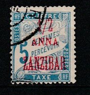 Zanzibar Taxe 1 Obli - Gebruikt