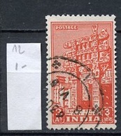 Inde - India - Indien 1949 Y&T N°12 - Michel N°196 (o) - 2a Nataraja - Used Stamps