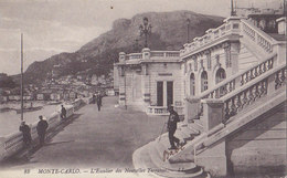 Monte Carlo - L'Escalier Des Nouvelles Terrasses 1914 - Les Terrasses