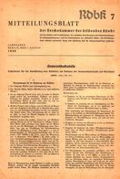 Mitteilungsblatt Der Reichskammer Der Bildenden Kuenste/Heft7: Gemeinschaftshilfe / Zeitschrift/1940 - Paketten