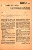 Mitteilungsblatt Der Reichskammer Der Bildenden Kuenste/ Heft 10 / Zeitschrift/1940 - Empaques