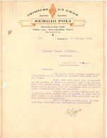 SUISSE LAUSANNE FACTURE 1928 PRIMEURS En Gros Sergio POLI Succ. De CORALI * A19 - Switzerland