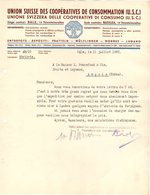 SUISSE BASEL BALE  COURRIER 1940 Union SUisse Des Sociètés De Consommation V.S.K.  *   A19 - Schweiz