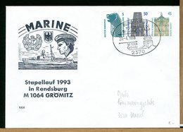 DEUTSCHE - GANZSACHEN - GROMITZ - M1064 - RENDSBURG - Enveloppes Privées - Neuves