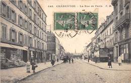 94-CHARENTON- LA RUE DE PARIS - Charenton Le Pont