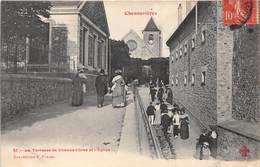 94-CHENNEVIERES- LA TERRASSE DE CHENNEVIERES ET L'EGLISE - Chennevieres Sur Marne